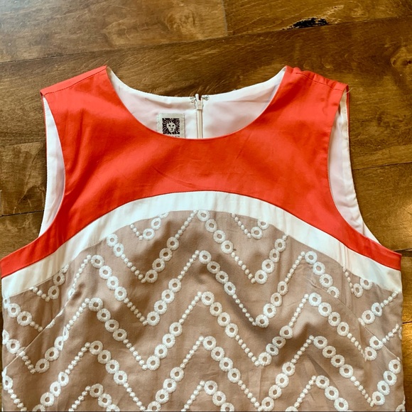 Anne Klein sleeveless mini dress Sz 8 - Picture 3 of 4